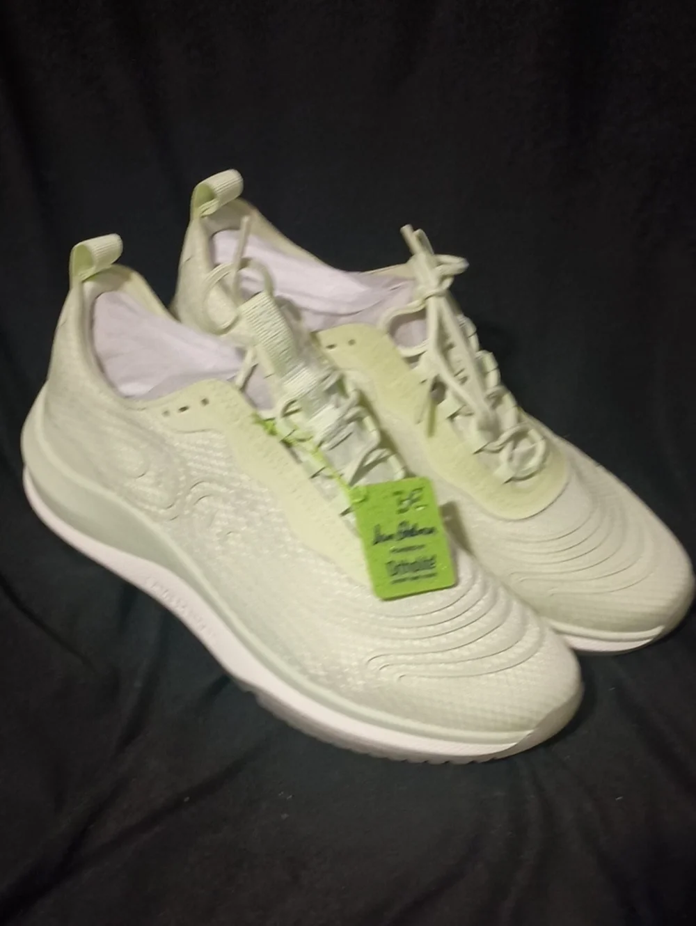 Sam Edelman MILES in Lime Nylon Orthopedic Sneakers w/OrthoLite Insoles Size 9.5
